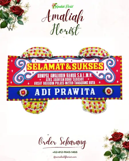 Papan Bunga Ucapan Selamat Gosono